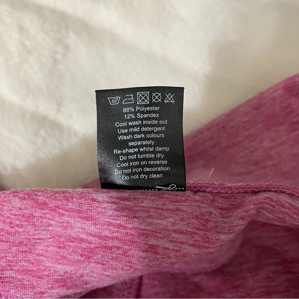 Balance Athletica Womens Large Jogger Sweatpants Yoga Active Heathered Pink - Picture 9 of 10